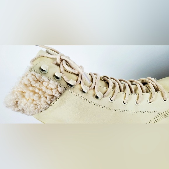 Circus by Sam Edelman Women's Larsa Ivory Cream Combat Boot Saks Fifth Ave NWT - Picture 13 of 16